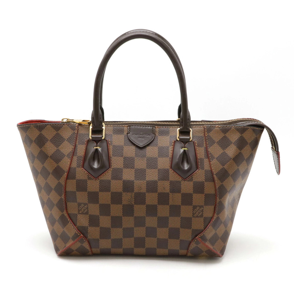 LOUIS VUITTON Damier Cassa Tote Bag Handbag Cerise Red Shoulder Strap